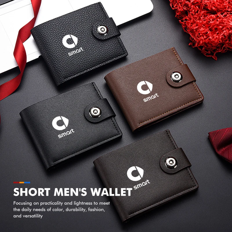 Carteras informales retro para hombre, tarjetero pequeño, accesorios de almacenamiento, Fortwo 451 450 453 Forfour Cabrio Crossblade