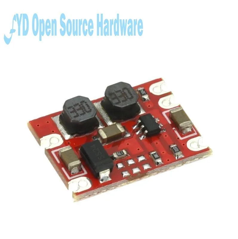 S09 DC-DC Automatic Buck Boost Power Module Step Up Down Board DC DC Input 3-15V Output 3.3V/5V Electronic DIY PCB 