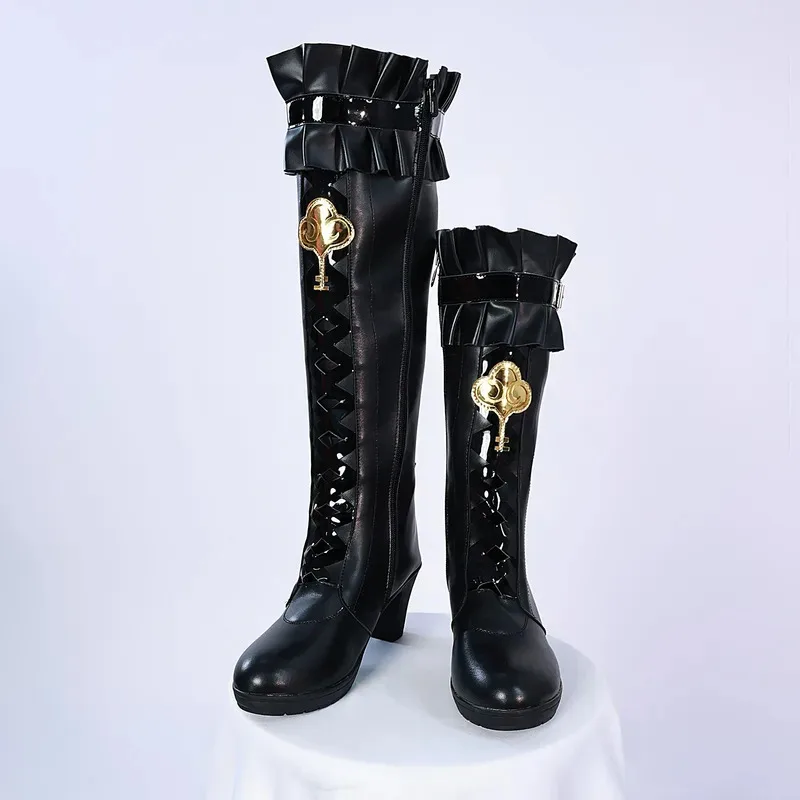 Juego Honkai Star Rail nuevo disfraz de Cosplay Herta uniforme trajes de Halloween peluca zapatos Prop Anime Suitsx;8'm6,