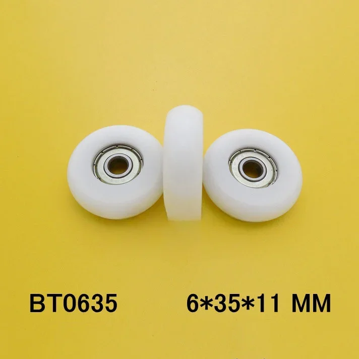 

For Industrial Machinery Plastic Bearing Pulley Wheel Plastic Coated Pulley Wheel Bearing Plastic Coated Rust Resistant