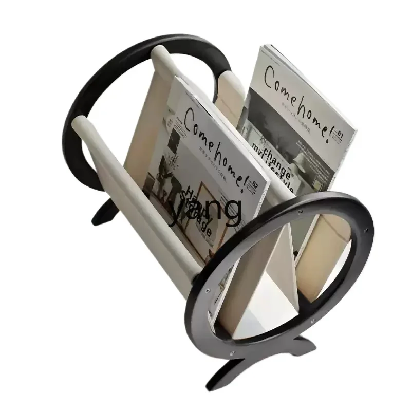 CX  retro book and newspaper rack, living room design magazine rack, storage, sofa edge furniture