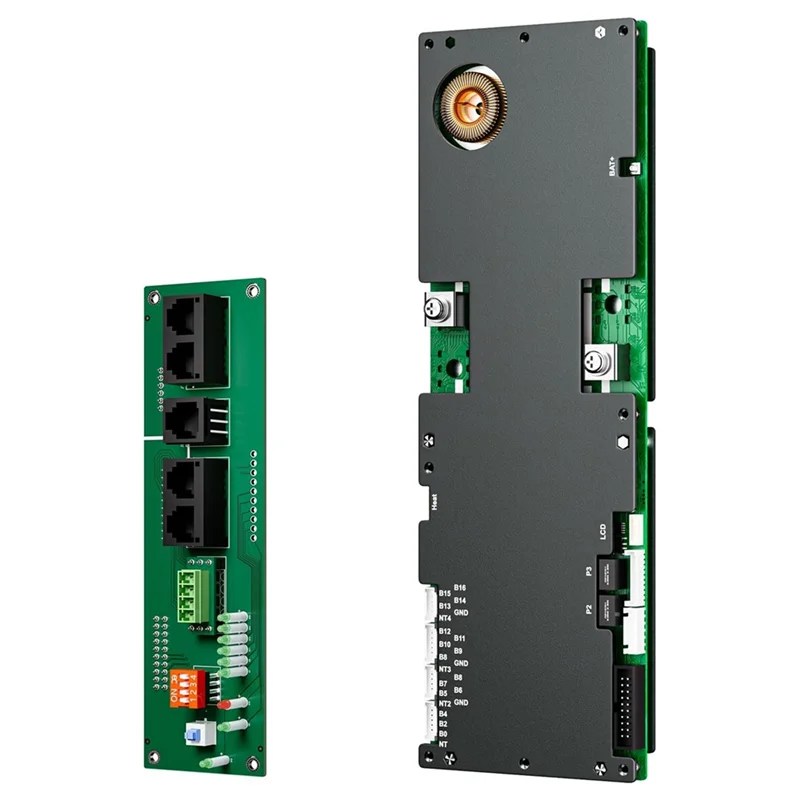 

ABKU-Inverter BMS 8S-16S 24V-48V 100A Home Energy Storage 1A Active Balance Built-In Bluetooth With RS485 For Solar System