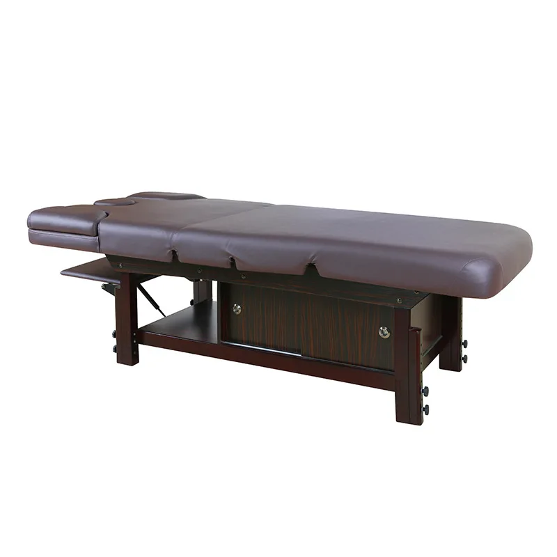 High-end solid wood beauty bed beauty salon special spa massage massage massage bed traditional Chinese medicine