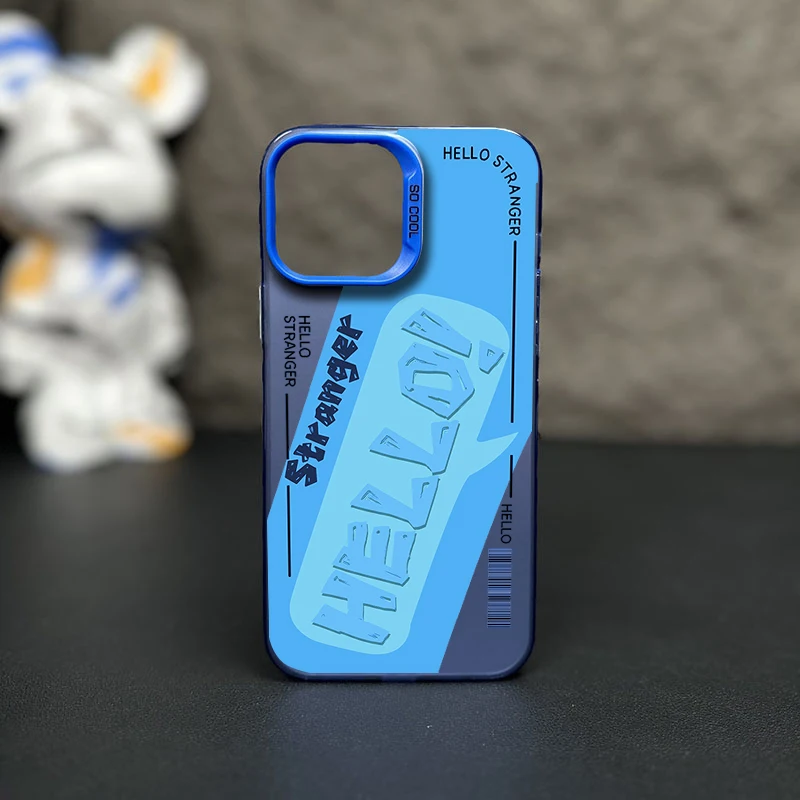 Case for IPHONE11 12 frosted colored silver 13PROMAX 14PRO 15 15PRO X XS anti-drop 15PROMAX colorful English mobile phone case