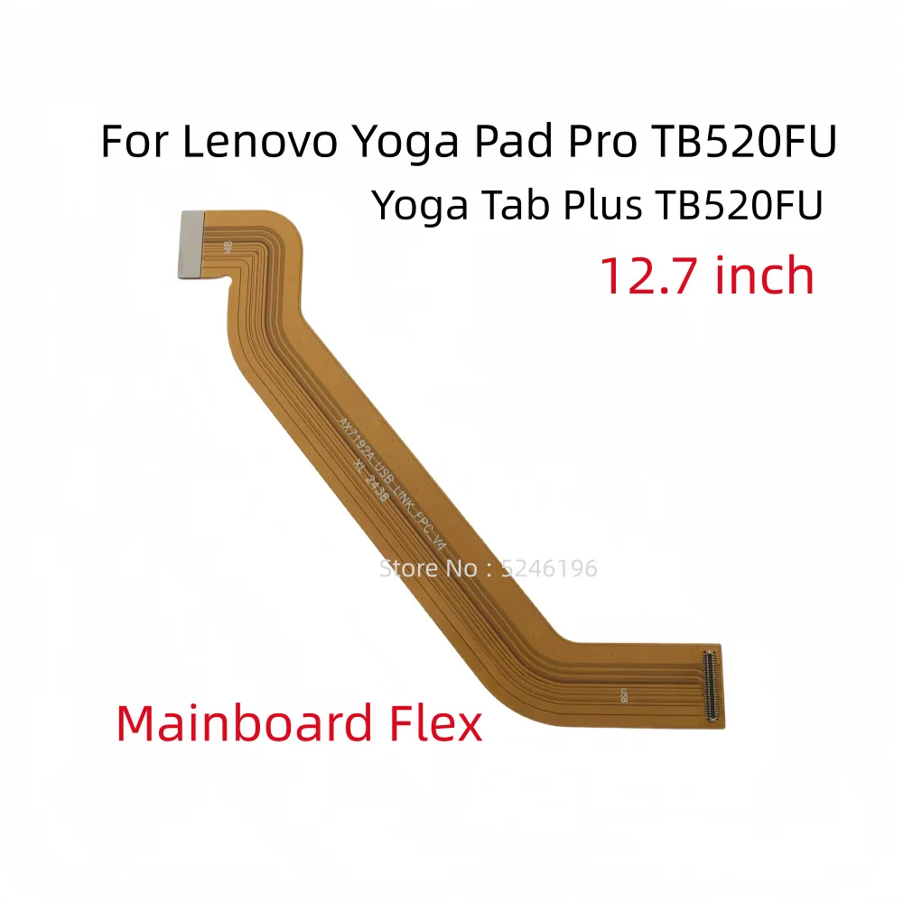 Cable flexible de conexión de carga para placa base, 1 unidad, para Lenovo Yoga Pad Pro TB520FU, Lenovo Yoga Tab Plus TB520FU, 12,7 pulgadas