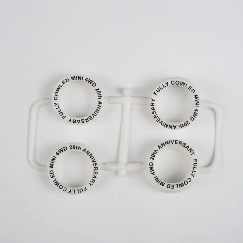 Self-made Four-wheel Drive Race with 20.5mm Diameter Lettering and Equal Width Soft Tire Skin Accessories Can Be Replaced.