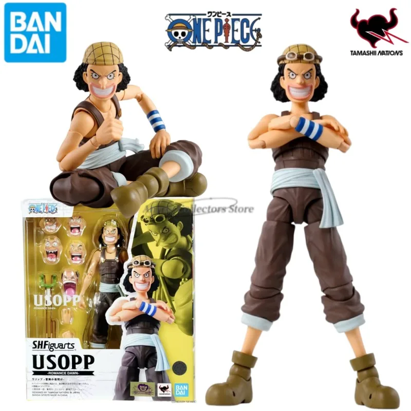 

In Stock Bandai S.H.Figuarts Usopp - One Piece: Adventure Of The Dawn East Blue Version Action Model Ornaments Collection Toys
