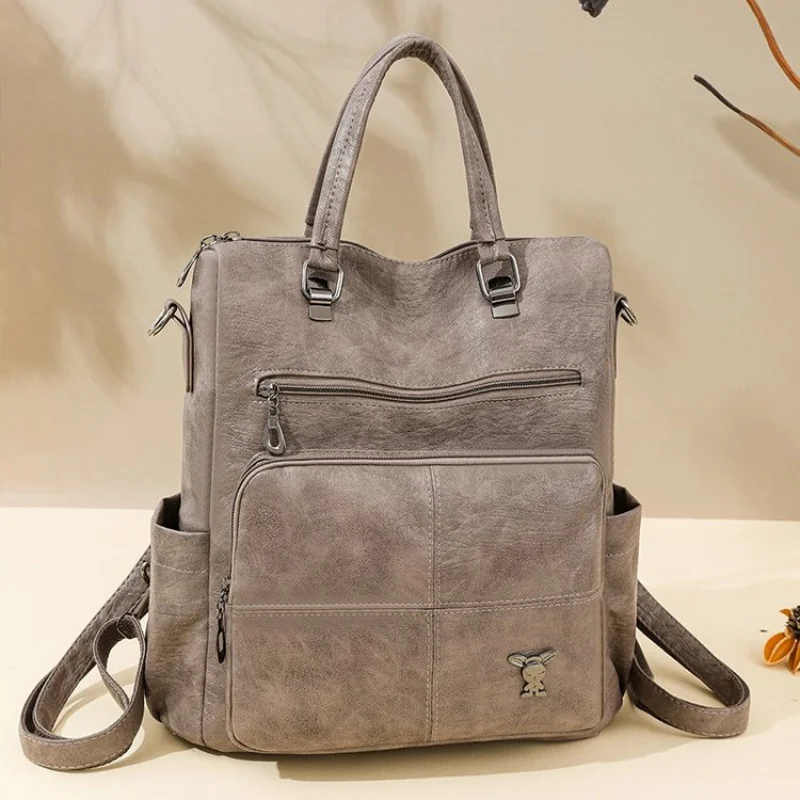 

Spacious Tote Bags Leather Handbag Women's Crossbody By Famous Designer Luxury Elegant Style Practical