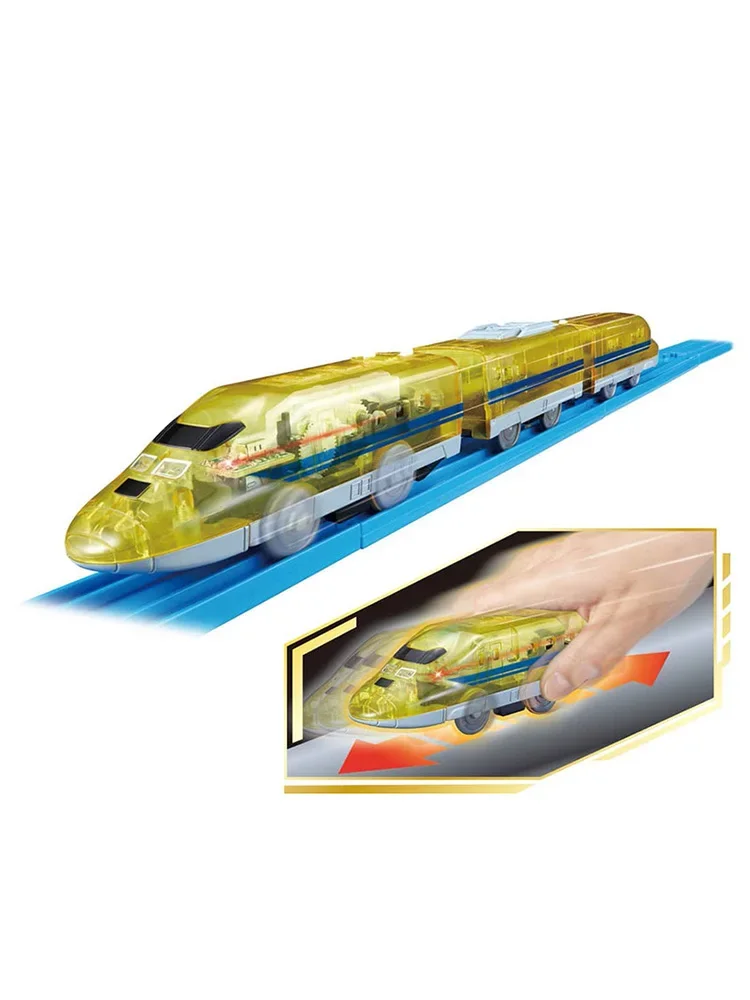 TAKARA TOMY S-Serie Pulelu Road elektrischer Schienenzug Shinkansen Modellauto Spielzeug für Jungen, ein Weihnachtsgeschenk Spielzeug für Kinder