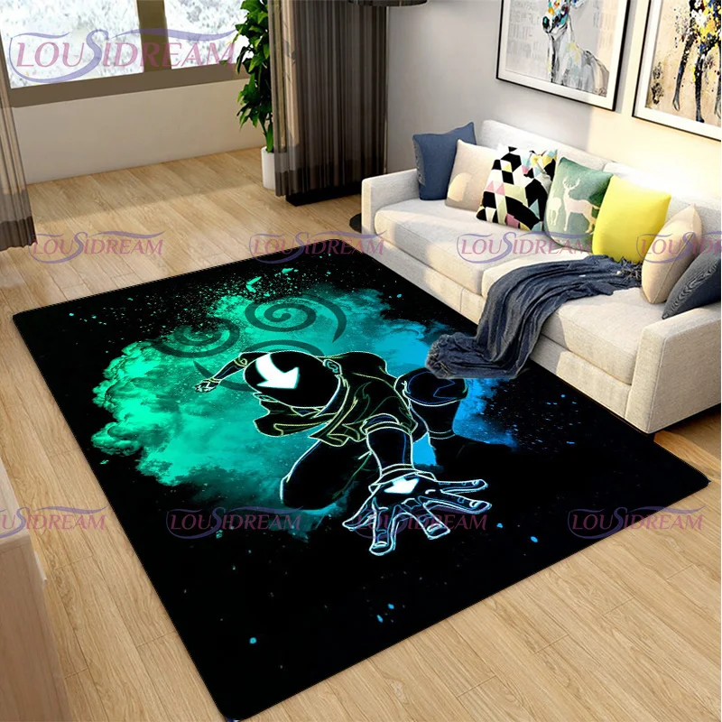 Avatar The Last Airbender Printed Carpet Anime Rug Kitchen Mat Carpets for Living Room Outdoor Carpet Yoga Mat