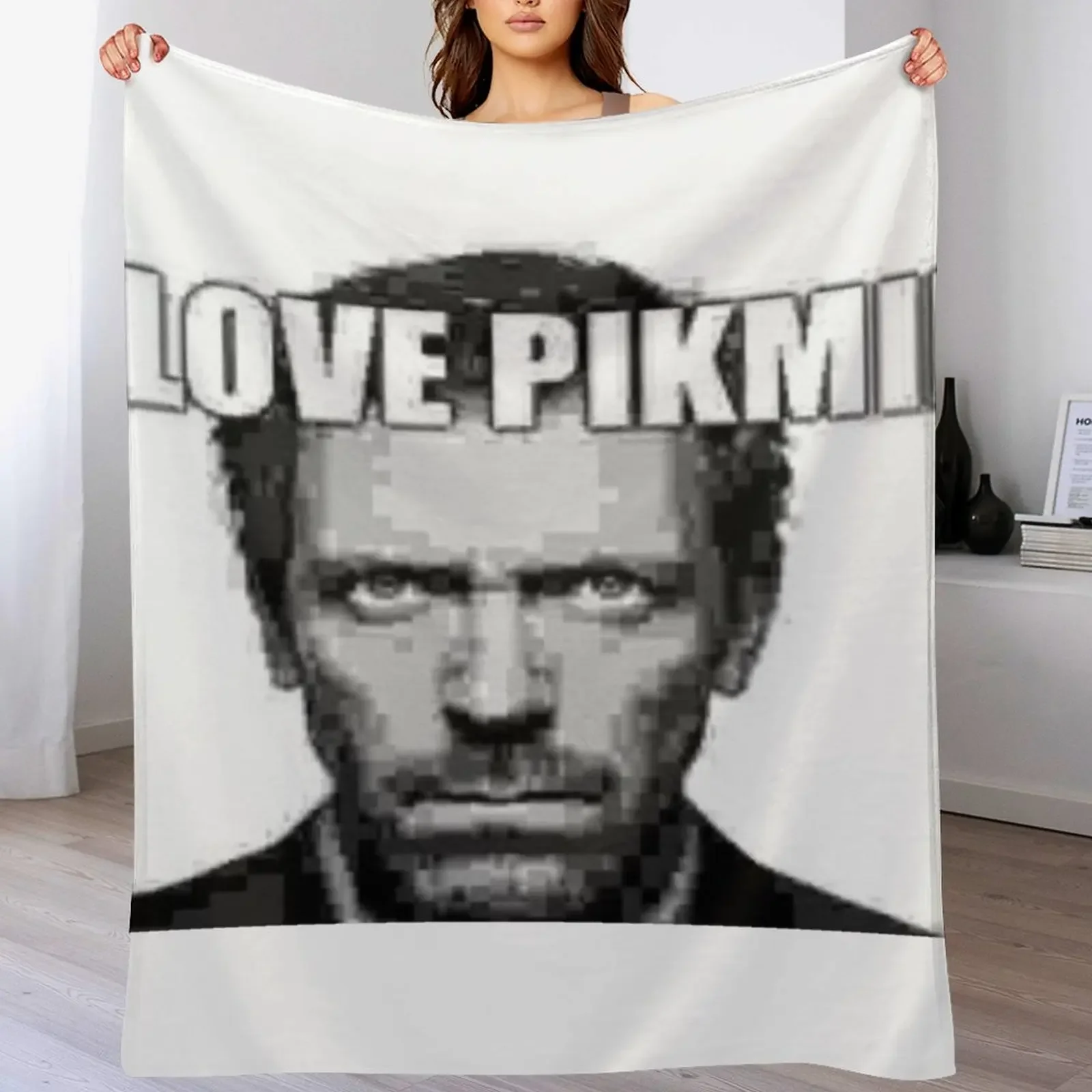 

House Pikmin 2 Funny Meme Throw Blanket Heavy Plaid on the sofa warm for winter Stuffeds Blankets