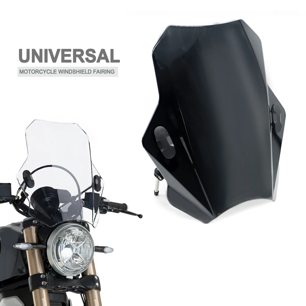 

Motorcycle Windscreen Windshield Covers Deflector Universal For Moto Guzzi V85TT V9 Roamer / Bobber / V85 TT / V7 Stone 2022