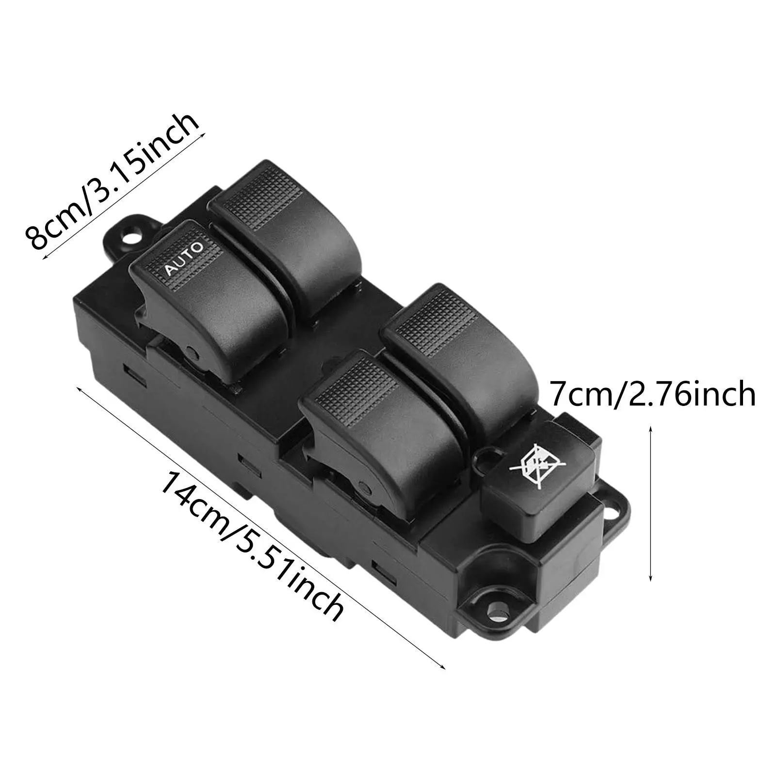 BL4E-66-350A Interruptor de control de ventana, control de elevador de vidrio de repuesto para modelos Mazda 6 Repuestos resistentes y livianos,