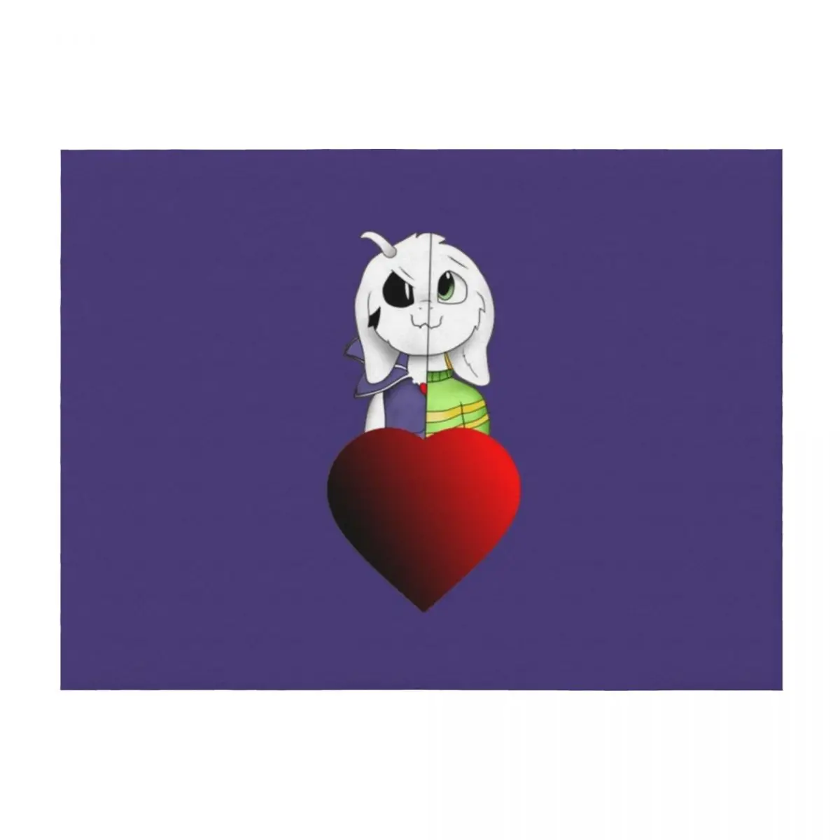 

Asriel Dreemurr 2 faced Throw Blanket Flannel Fabric christmas decoration Decorative Throw Soft Big Blankets