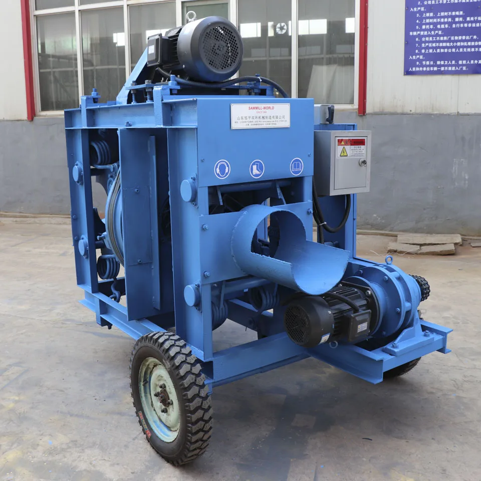 Sawmill-world SHHB320 Electric Ring Log Peeler | Easy-to-operate, low-consumption, energy-efficient biomass power plant