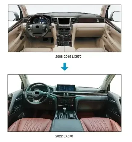 Kit di conversione del kit di aggiornamento per interni di design di lusso per LX570