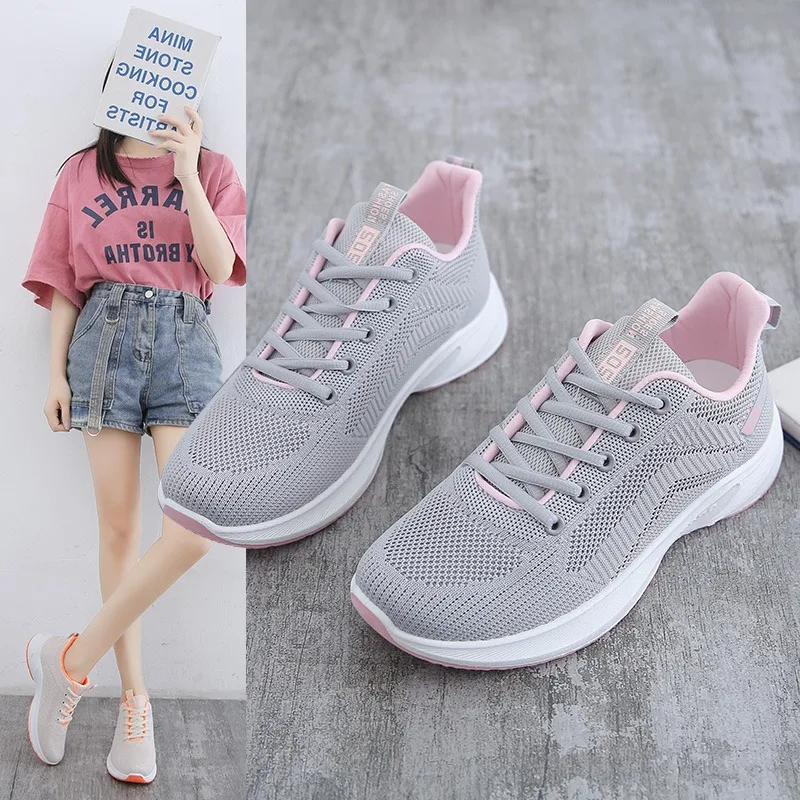 

Women's Shoes 2026 Summer Casual Sneakers Breathable Mesh Chunky Sole Affordable Free Shipping​