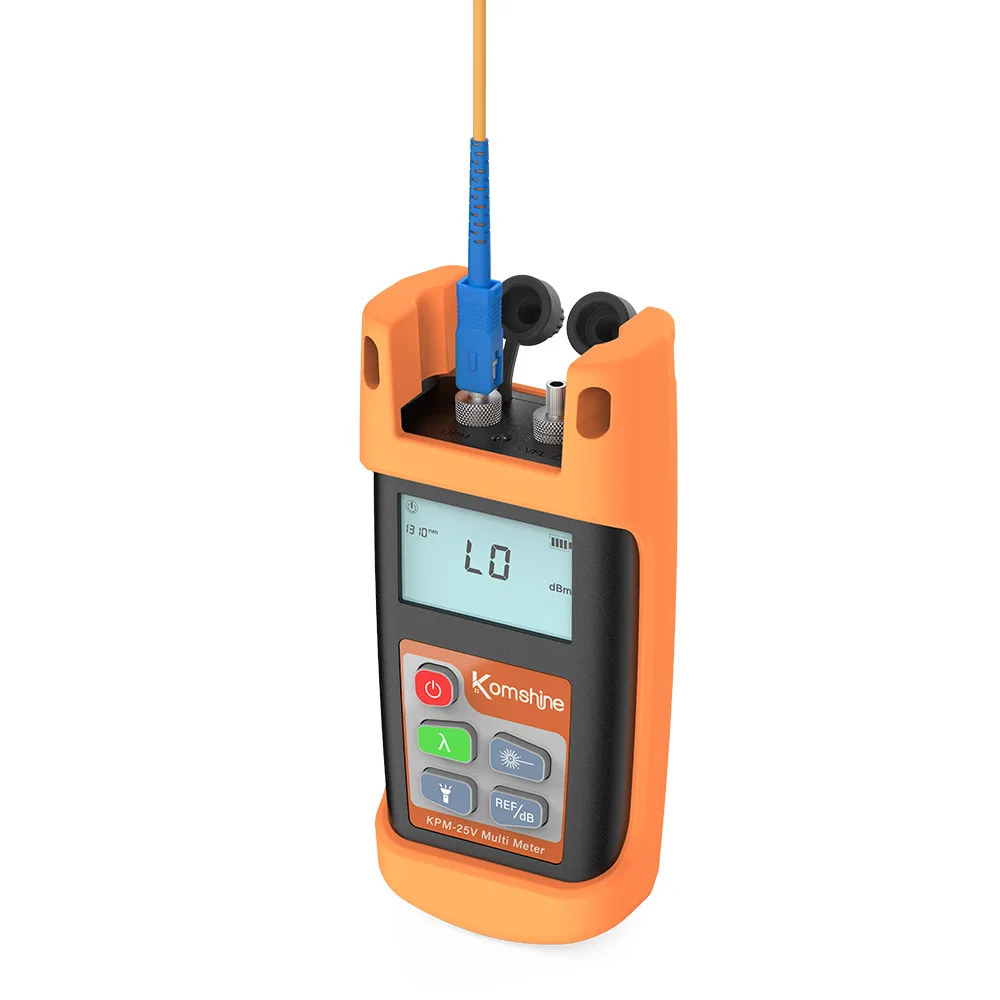 

Прямые поставки с фабрики KPM-25V Ручной тестер оптической мощности Универсальный мини-измеритель оптической мощности Источник красного света для волокна SC