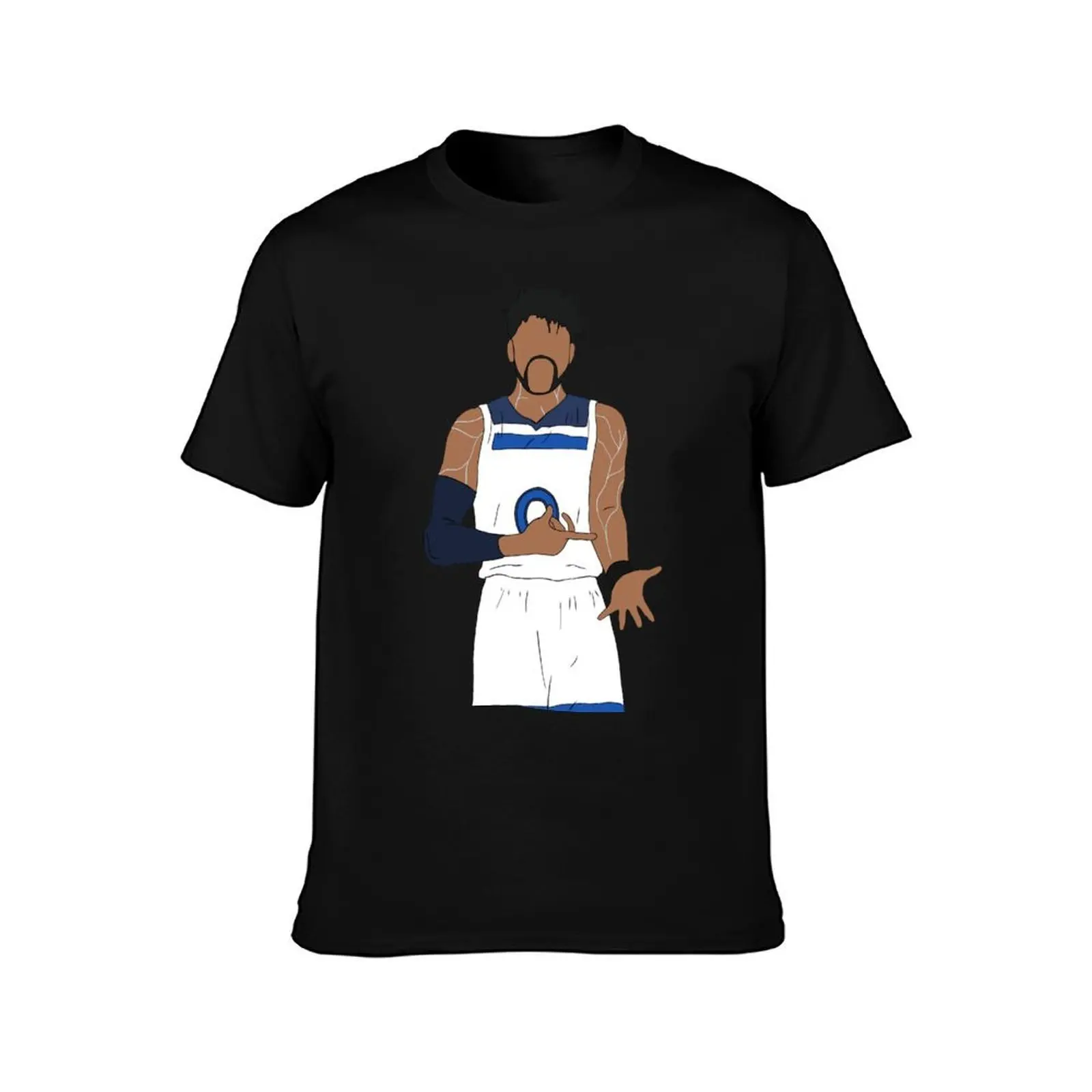 D'Angelo Russell With Ice In His Veins T-Shirt Summer Casual Cotton Tee Oversized Streetwear Tops Vintage Graphic Print