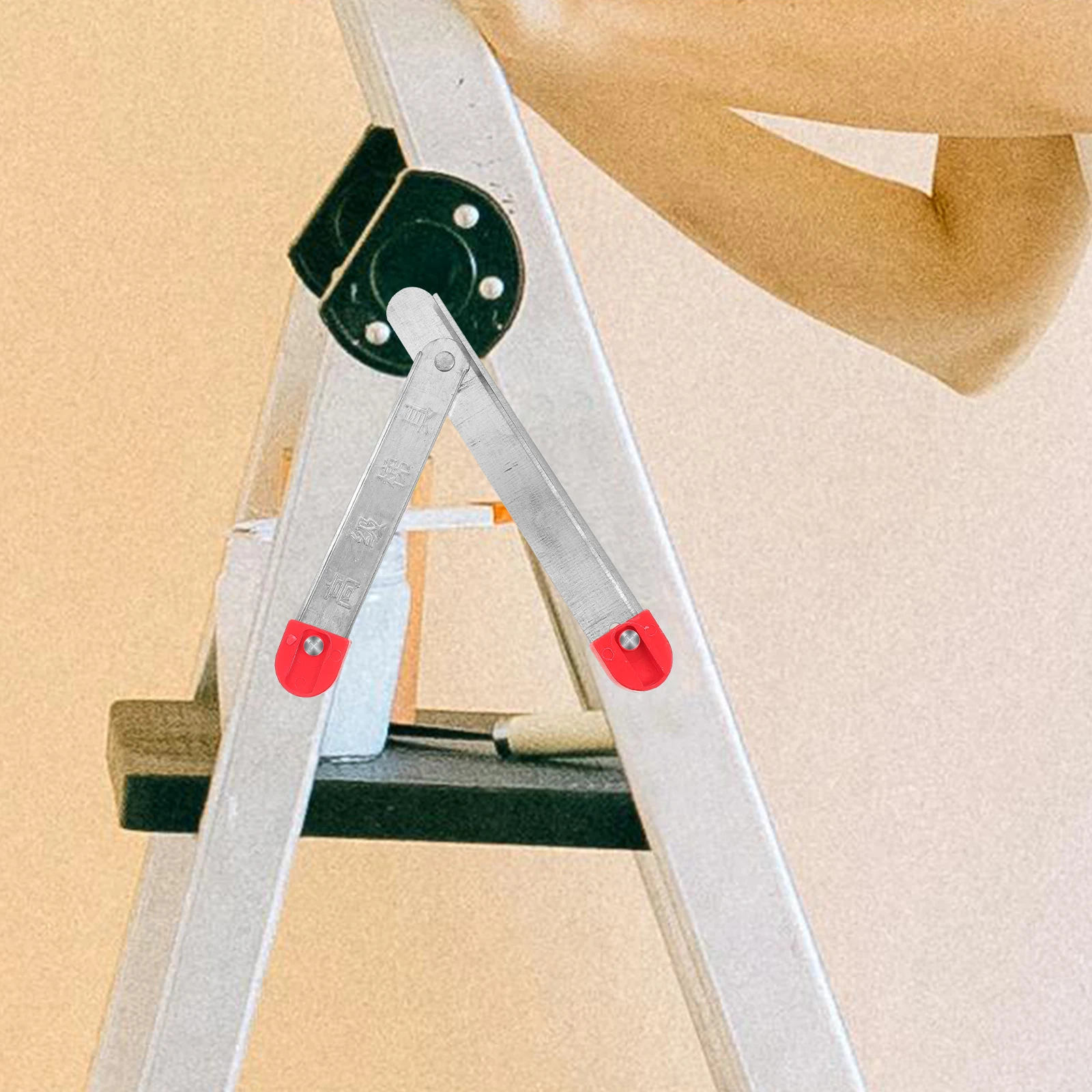 2pcs Ladder Tie Rod 35CM Folding Hinge Step Stool Accessories Durable Metal Support Bracket Home DIY Repair Kit Part