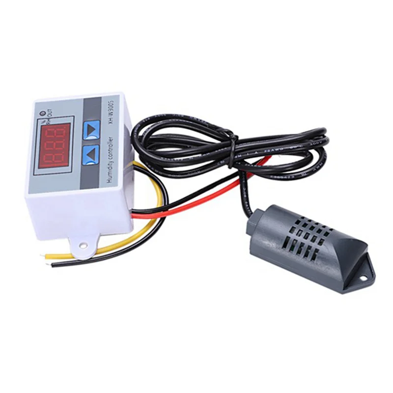 ABGG-2X XH-W3005 AC 110-220V 10A Regolatore di umidità digitale 0-99% RH Regolatore di umidità con sensore di umidità