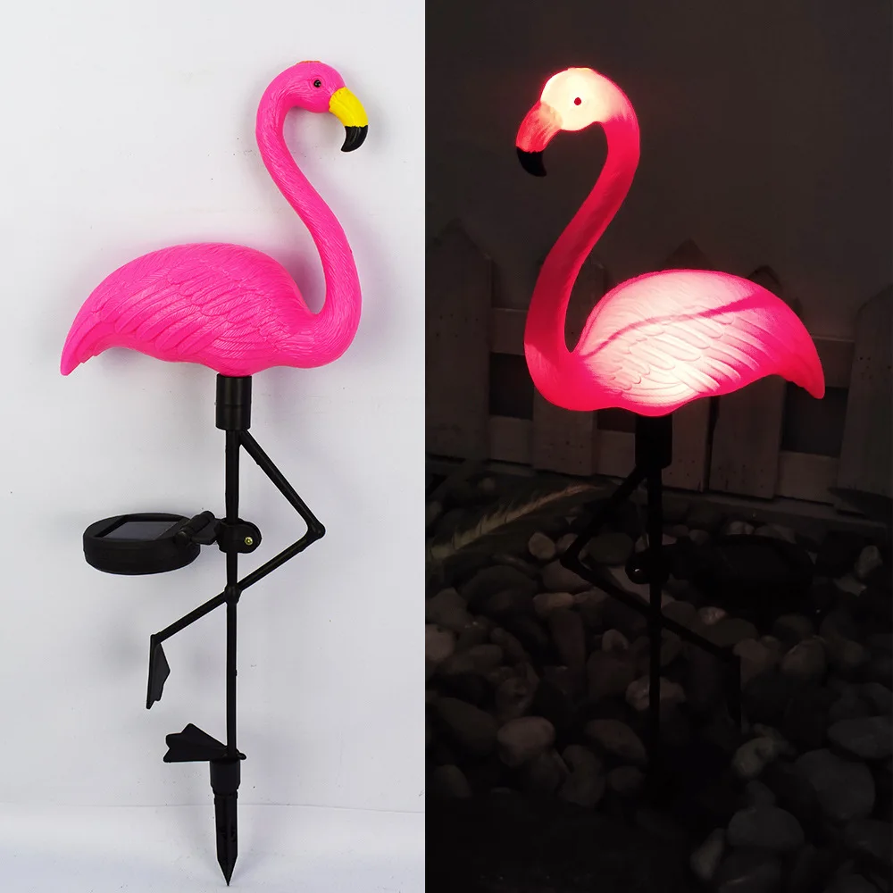 Flamingo Lawn Solar Lamp Solar Garden Light Solar Yard Lantern Waterproof Led Light Outdoor Solar Light for Garden Decorative