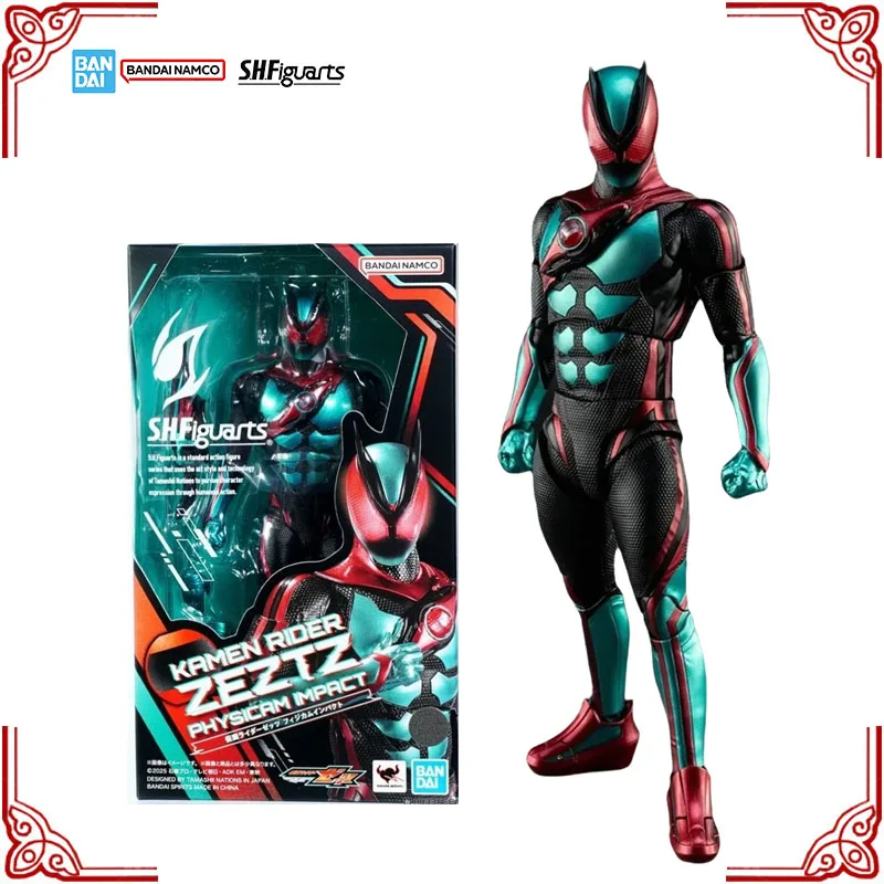 Auf Lager Original Bandai Kamen Rider Modell Kit SHF Zeztz Physicam Auswirkungen Anime Action Figure Sammlung Fertige Modell Spielzeug Geschenke