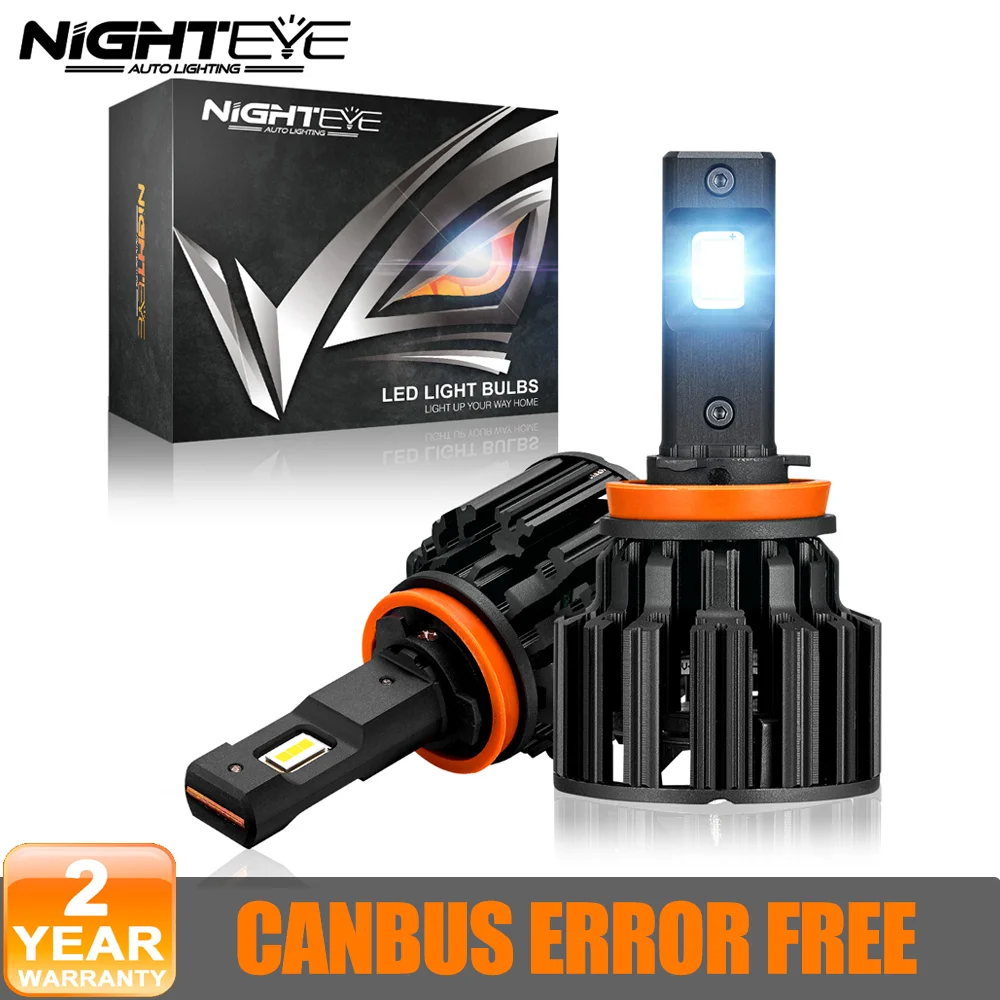 

Автомобисветильник фары NIGHTEYE H11 LED Canbus H7 H4 H8 H9 9005 HB3 9006 HB4 90 Вт 6000 лм K