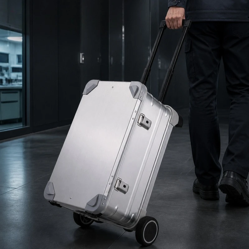 Safe Instrument Protective Box Portable Equipment Organizer Trolley Case Large Capacity Shipping Box Multifunctional Tool Case