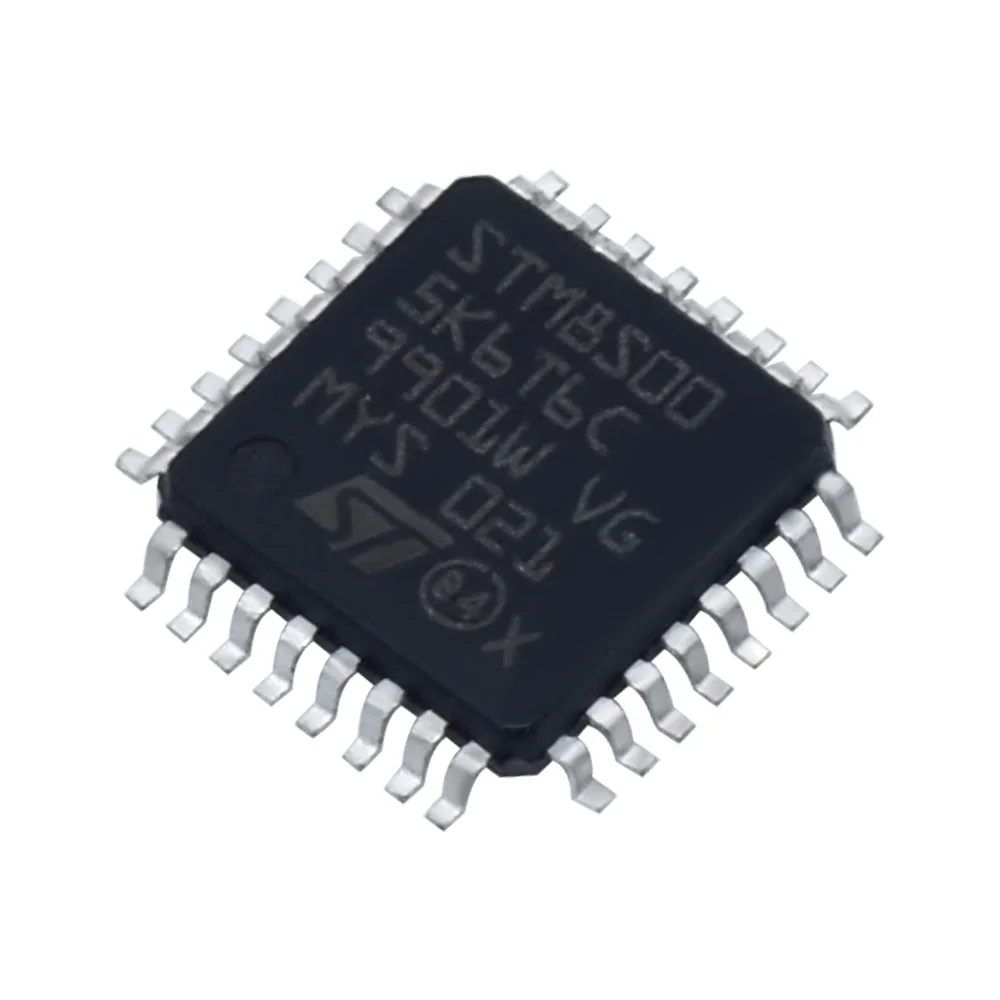 STM8S005K6T6 STM8S005K6T6C LQFP32 New original IC chip Value line, 16 MHz STM8S 8-bit MCU, 32 Kbytes Flash