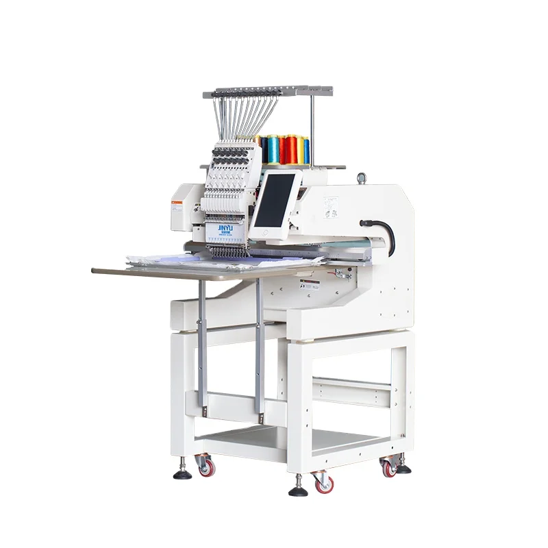 1201 Single Head Embroidery Machine For T-shirt Logos Embroideries And For Both Business And Home Use