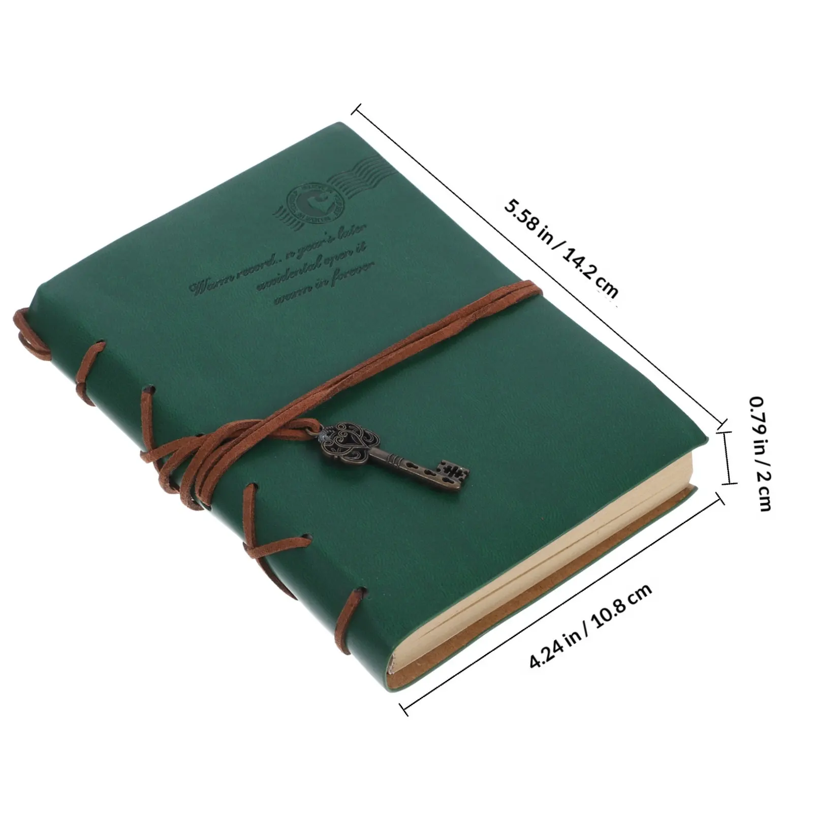 PU Vintage Journal Blank Notebook Portable Travel Daily Writing Notebook Multifunction Sketchbook Blank Journal