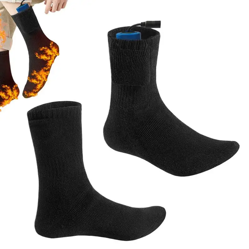 Heated Socks For Men Rechargeable Warm Socks For Camping Electric Thermal Socks For Men Women Rechargeable Cold Weather Heat