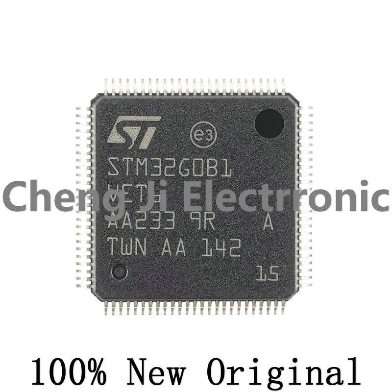 

5PCS STM32G0B0VET6、STM32G0B1VET6、LQFP100 32-bit microcontroller