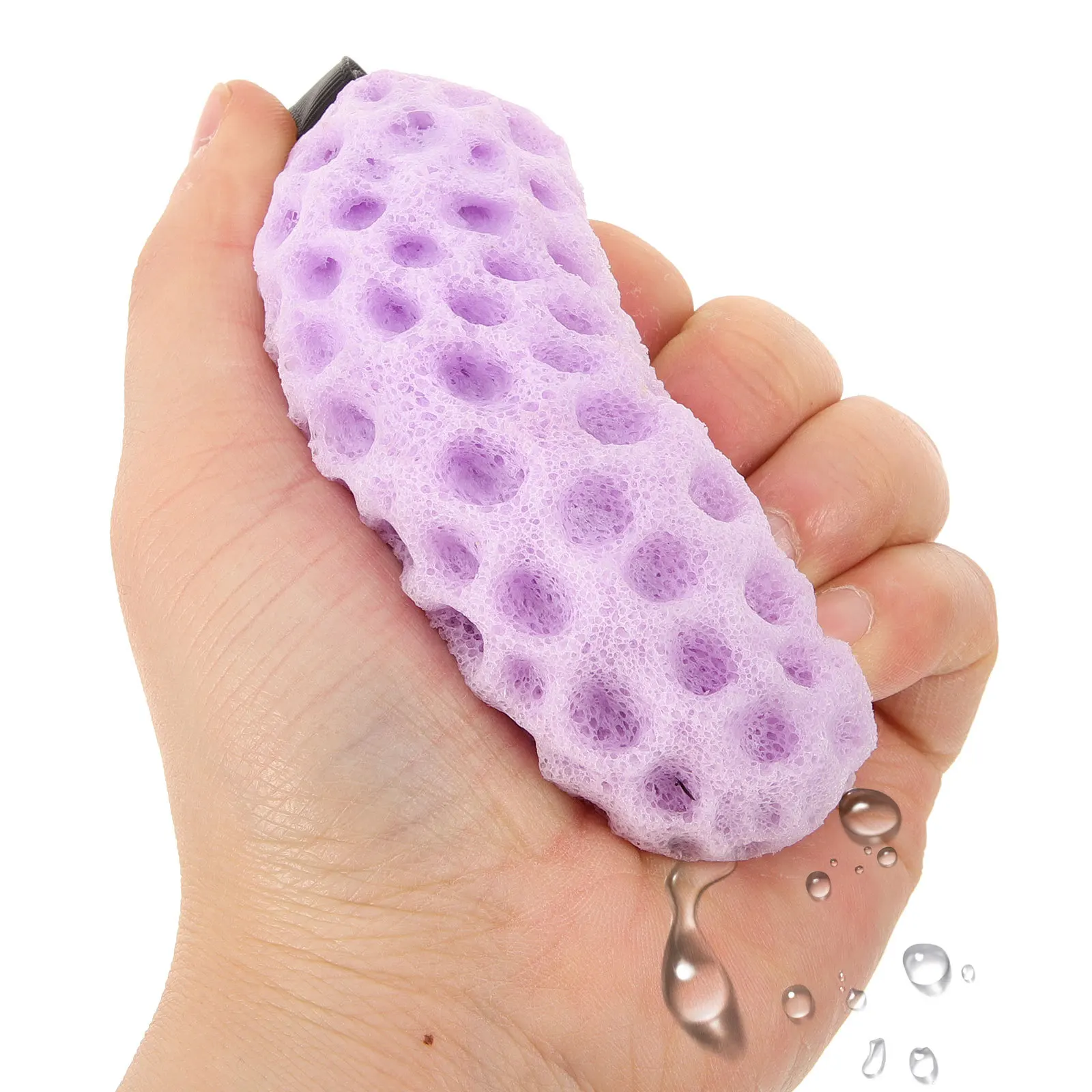 

6Pcs Bath Sponges Honeycomb Shower Sponges Kids Bathing Body Wash Exfoliating Scrubbers Lightweight Gentle Skin Cleaning Shower