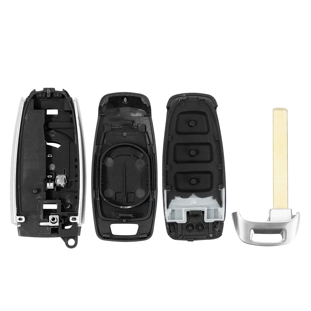 KEYYOU Smart Key Shell For Audi A6 C8 A7 A8 Q8 2017 2018 2019 2020 Keyless GO For START ENGINE SYSTEM New