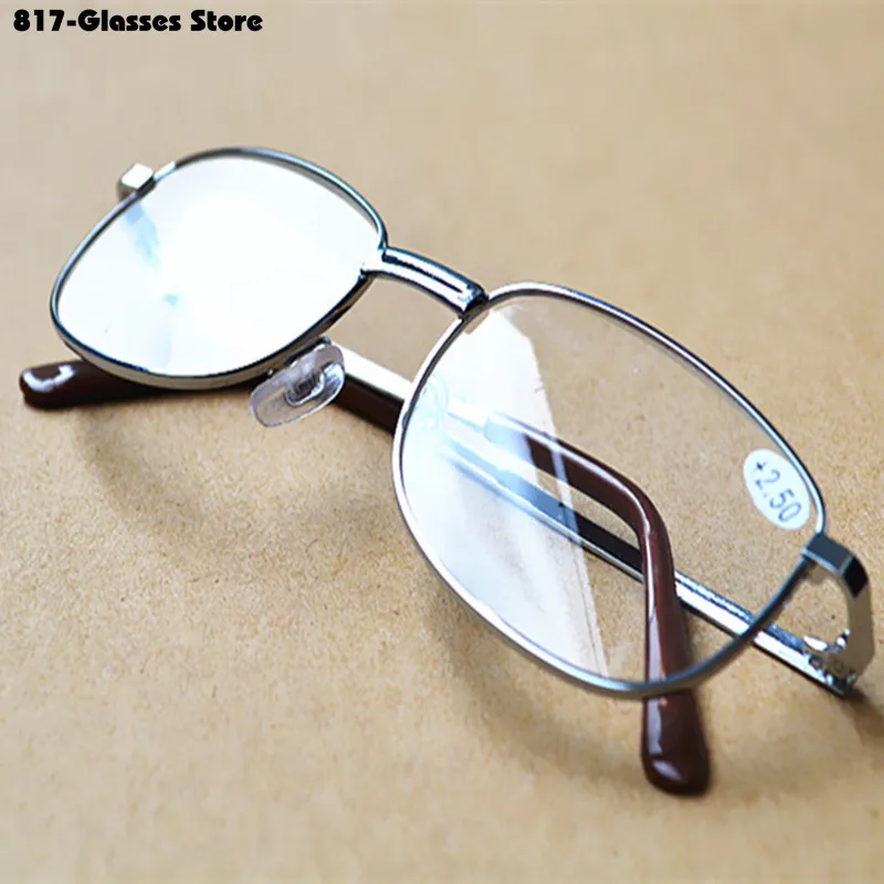 New Fashion Reading Glasses Metal Frame Optical Presbyopia Eyeglasses Hyperopia Eyewear Diopter+1 To+4 Gafas De Lectura