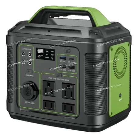 Portable Solar Generator 300W, LiFePO4 Pure Sine Wave with MPPT Controller