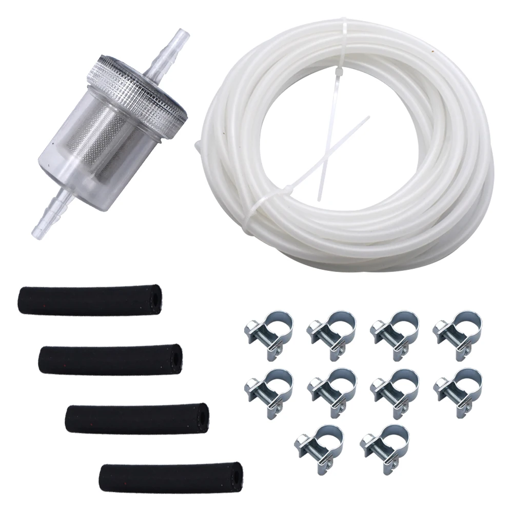 5 Meter Transparent Heater Fuel Pipe Set Fuel Filter Hose Pipe Line Clip Kit Fit For Webasto Eberspacher Diesel