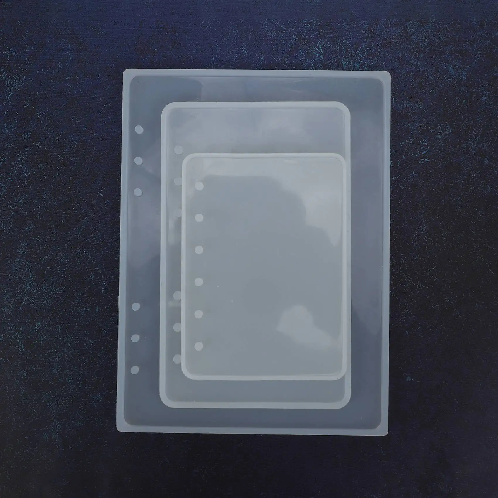 PZHI-A7/A6/A5 Notebook Shape Silicone Mold DIY Resin Book Mold Crystal Epoxy Silicome Mold Transparent Book