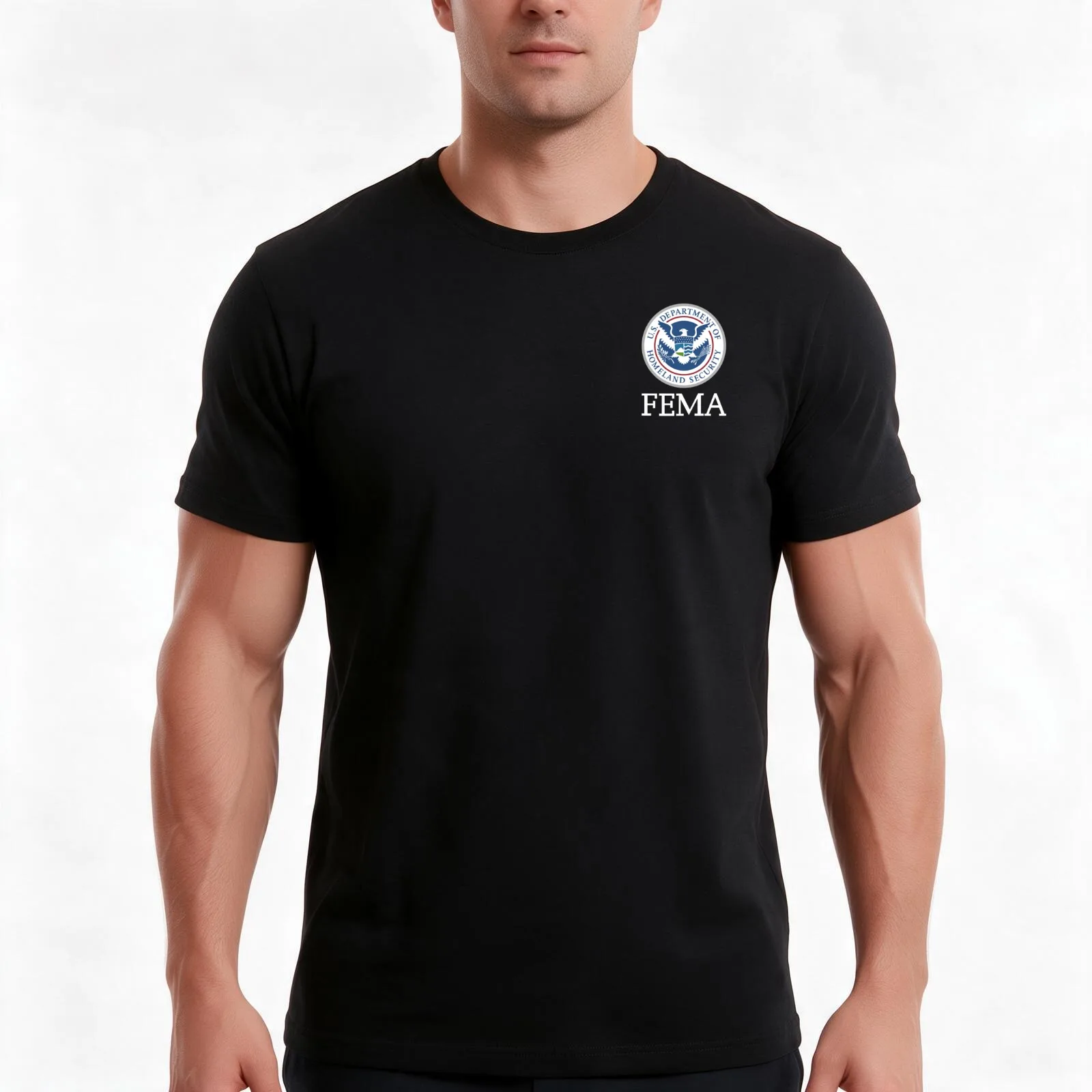 FEMA FEDERAL EMERGENCY MANAGEMENT AGENCY LOGO T-Shirt Summer Casual Cotton Tee Oversized Streetwear Tops Unisex Men Women