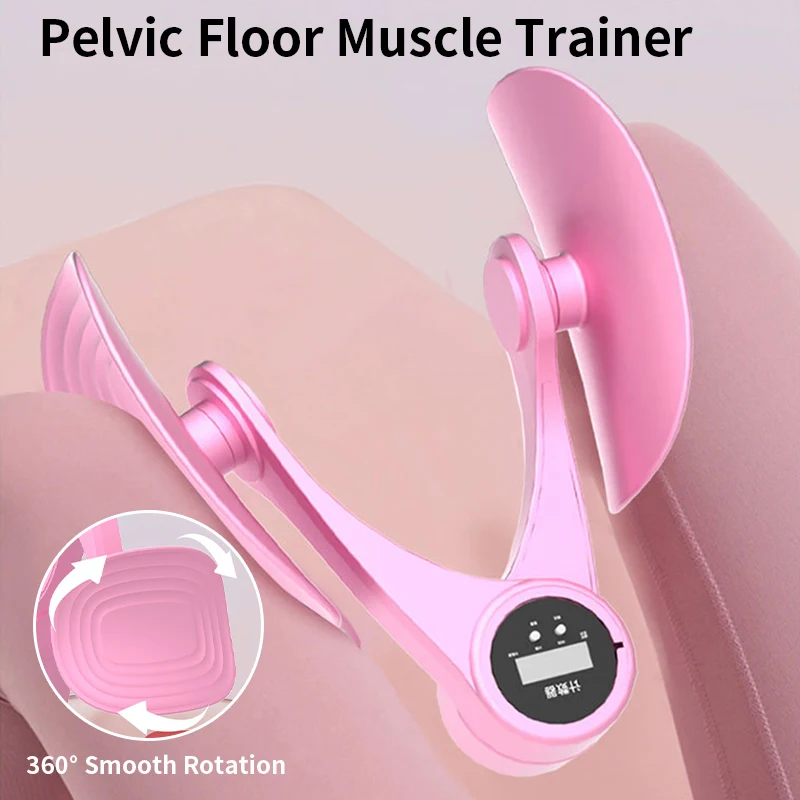 

Pelvic Floor Muscle Trainer with Counter Thigh Master Adjustable Hip Leg Exercise Device for Women Butt Lifting Postpartum Recov
