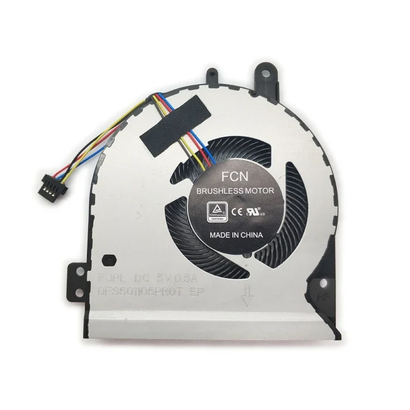 New Laptop CPU Cooling Fan for Asus X442URR A480U X442UQ R419U Cooler 13N1-2JP0301 13NB0FG0P03011 DC5V 0.5A 4Pin