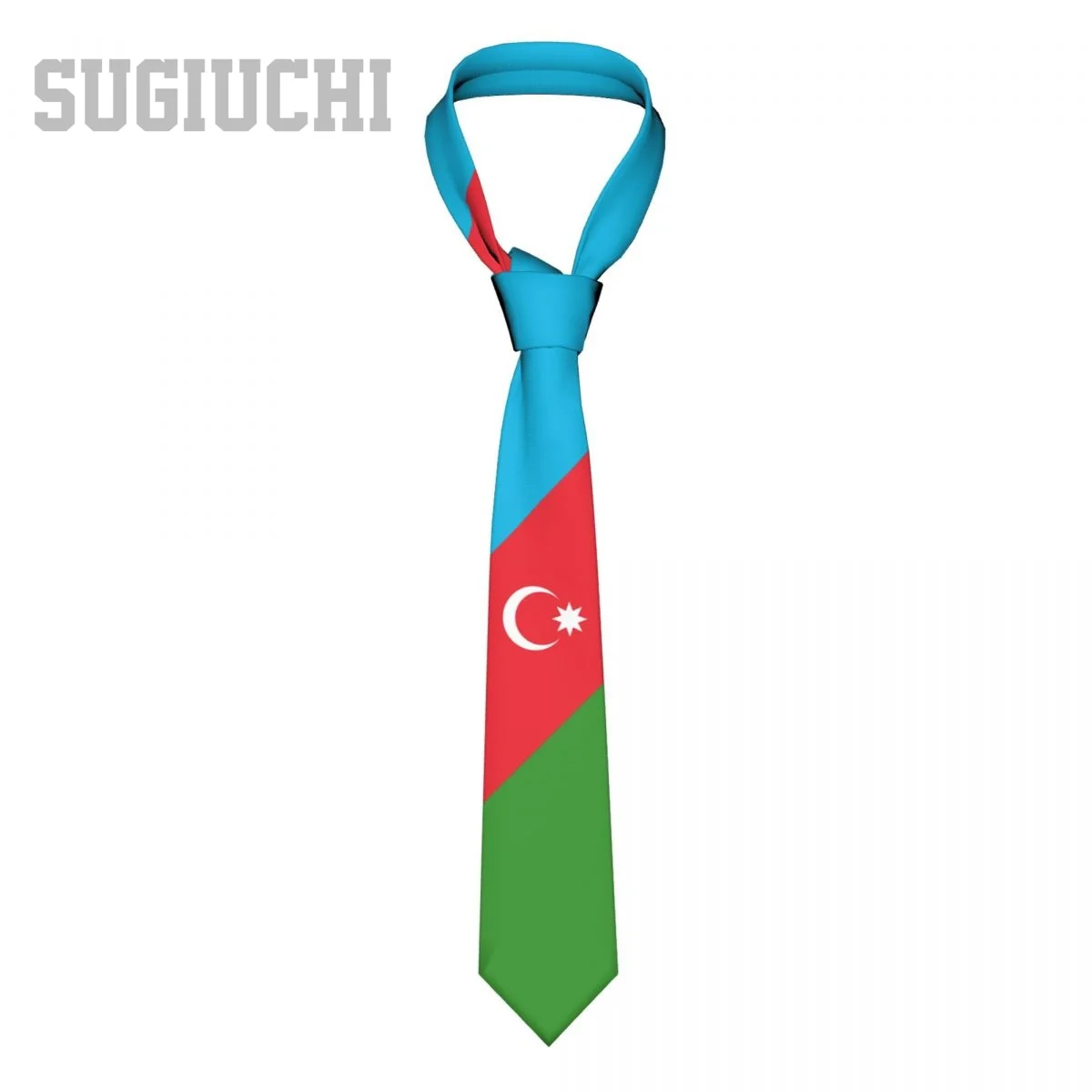 

Azerbaijan Flag Emblem Men Women Neck Ties Casual Plaid Tie Suits Slim Wedding Party Business Necktie Gravatas