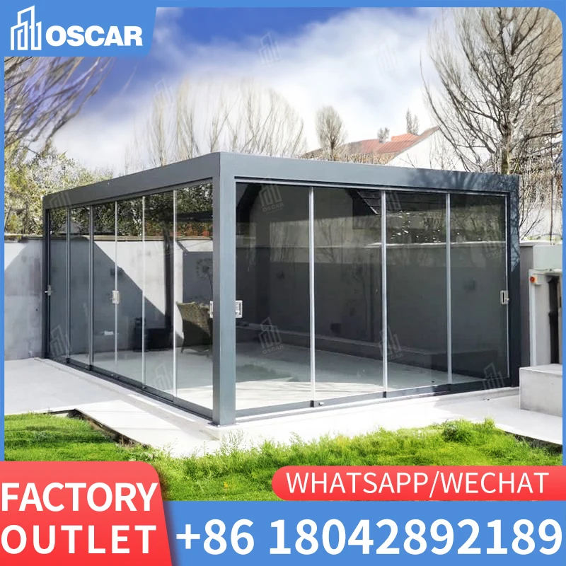 

Manufacture Outdoor Gazebo Canopy Aluminum Louvre Gazebo Waterproof Heavy Duty Party Tent Terrace