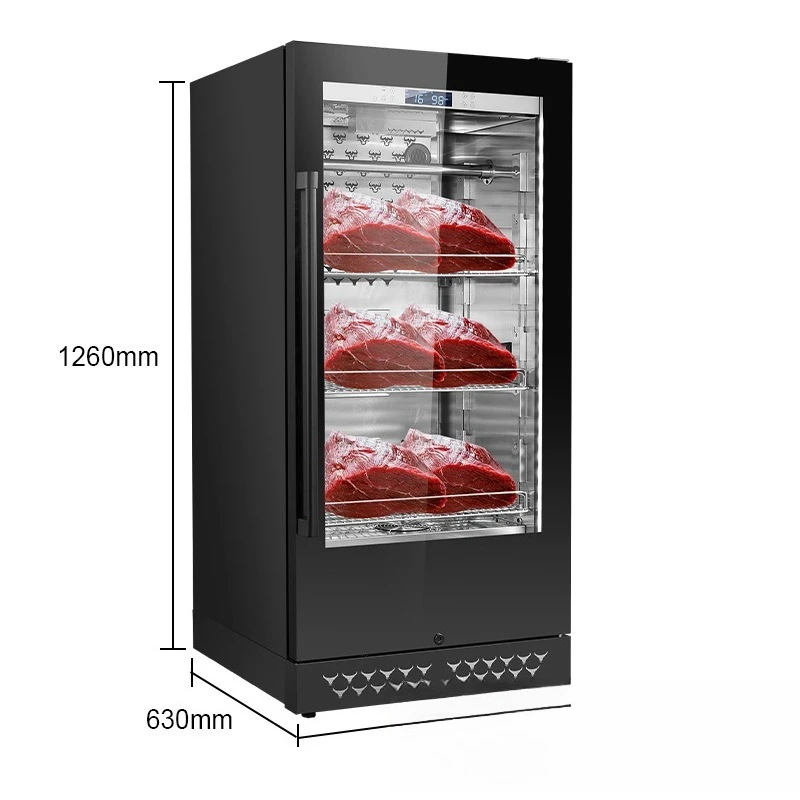 Commercial intelligent constant temperature steak dry and wet, stainless steel refrigerated fresh beef chop cabinet