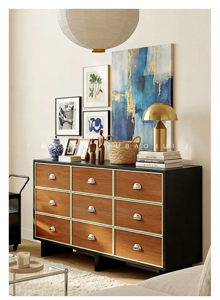 LMM living room sofa side several antique household tea cabinet drawer storage storage integrated side several cabinets