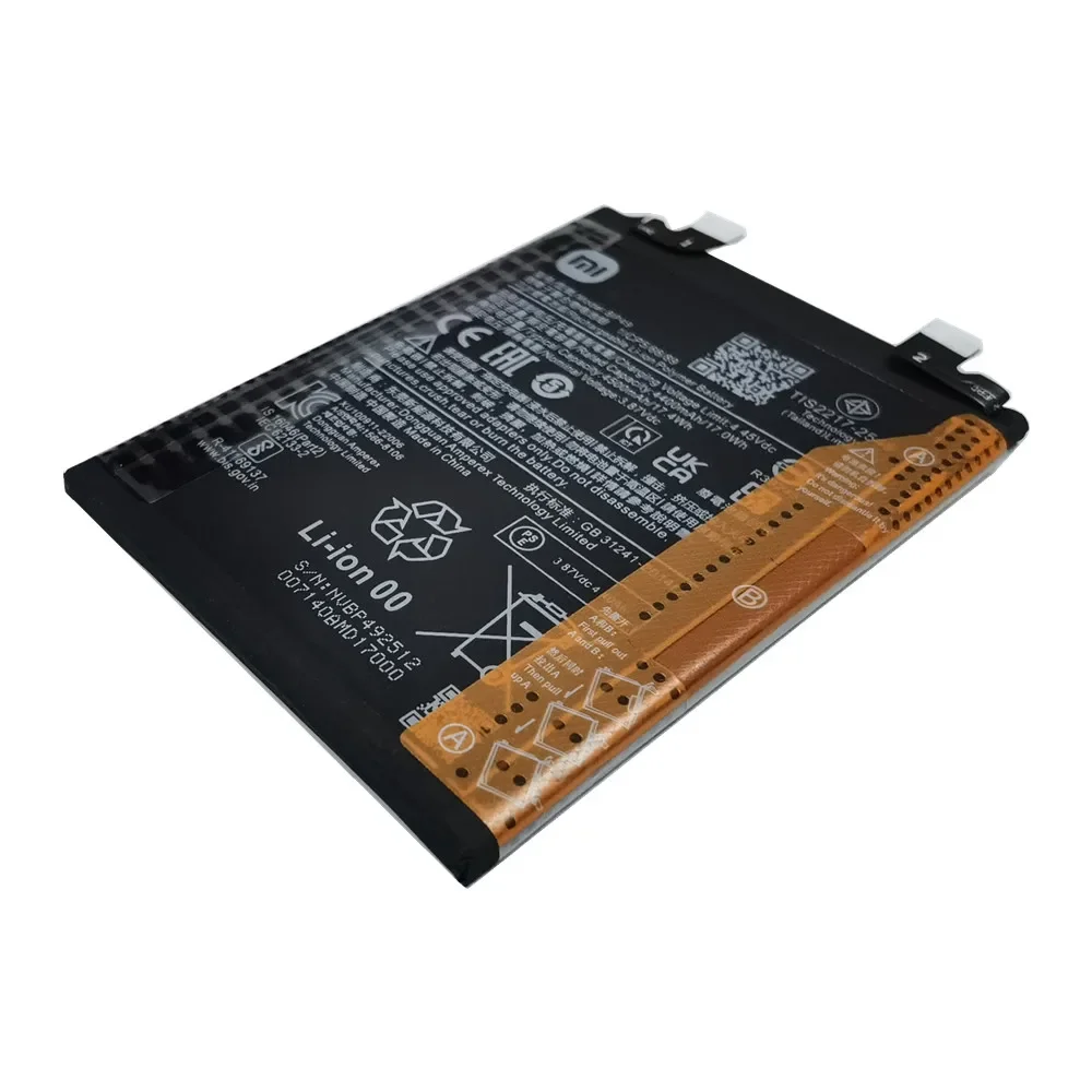 Batterie de téléphone d'origine pour Xiaomi Redmi K40S, batterie d'origine pour casque F4 5G, musicien 49, 2024 mAh, expédition rapide, 4500 ans