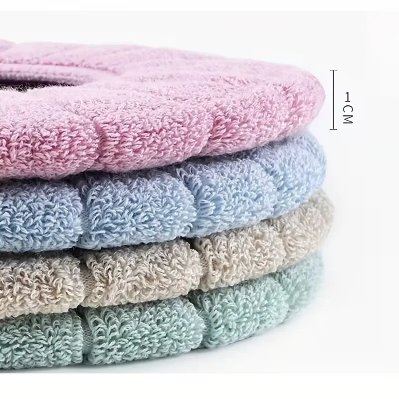 الشتاء سميكة أفخم غطاء مقعد المرحاض وسادة مقعد دافئة عالمية للمرحاض الحمام المرحاض حلقة حامي وسادة مقعد المرحاض الناعمة