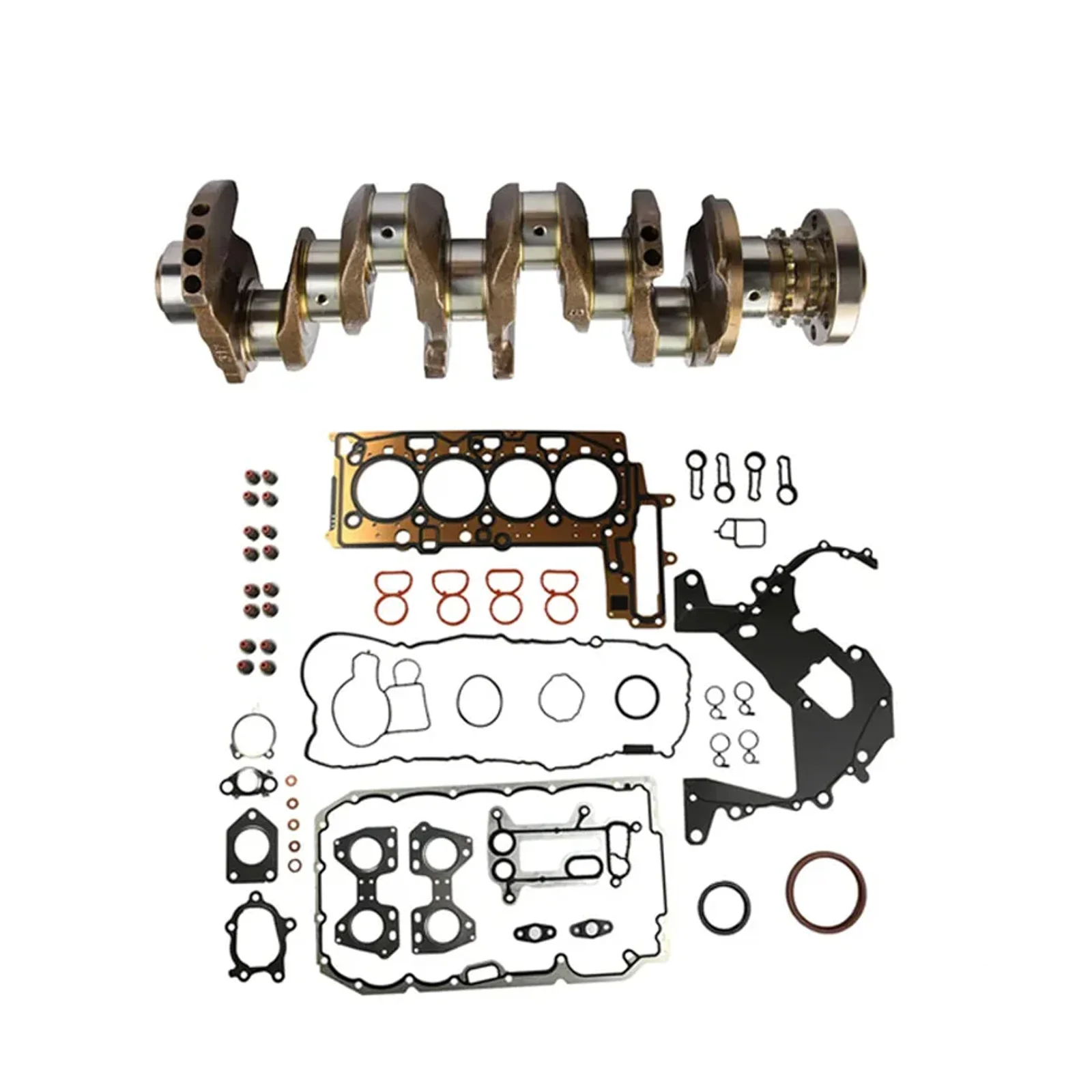 

Linkteco Full Gasket Set Crankshaft Kit For BMW N47 2.0L Diesel 120d 123d 318d 320d 520d X3 20d N47D20 11257810825 7810825
